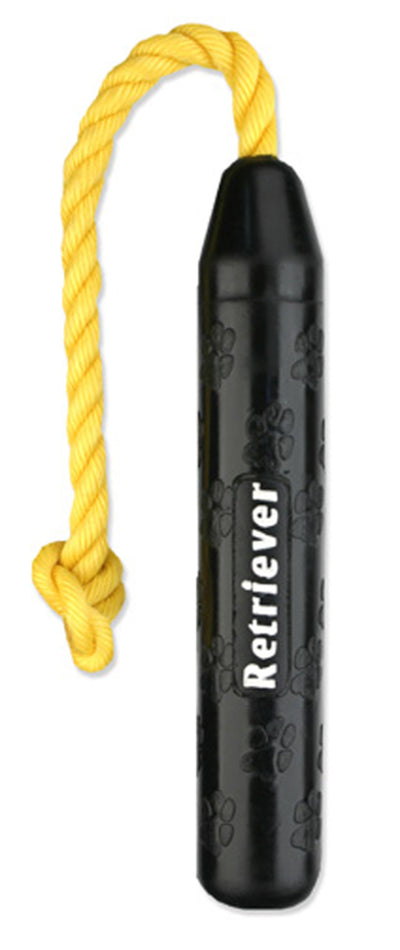 Mammoth Pet Products TireBiter Retriever with Poly Rope Dog Toy Multi-Color, 11 in