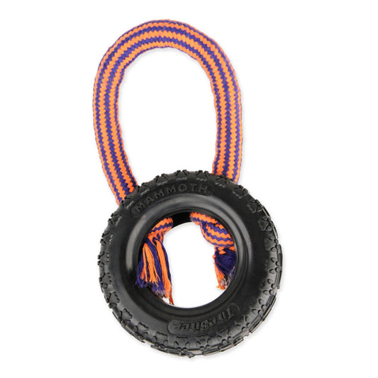 Mammoth Pet Products TireBiter Advanced w/Loop Rope Handle Dog Toy 1ea/MD, 5in.