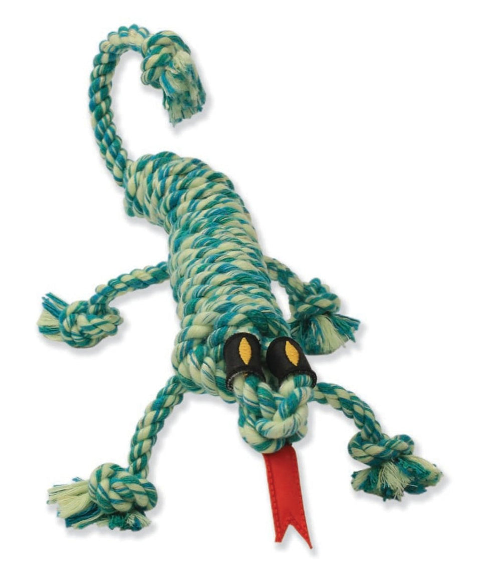 Mammoth Pet Products Rope Dog Toy Iguana Green 16 in, Medium