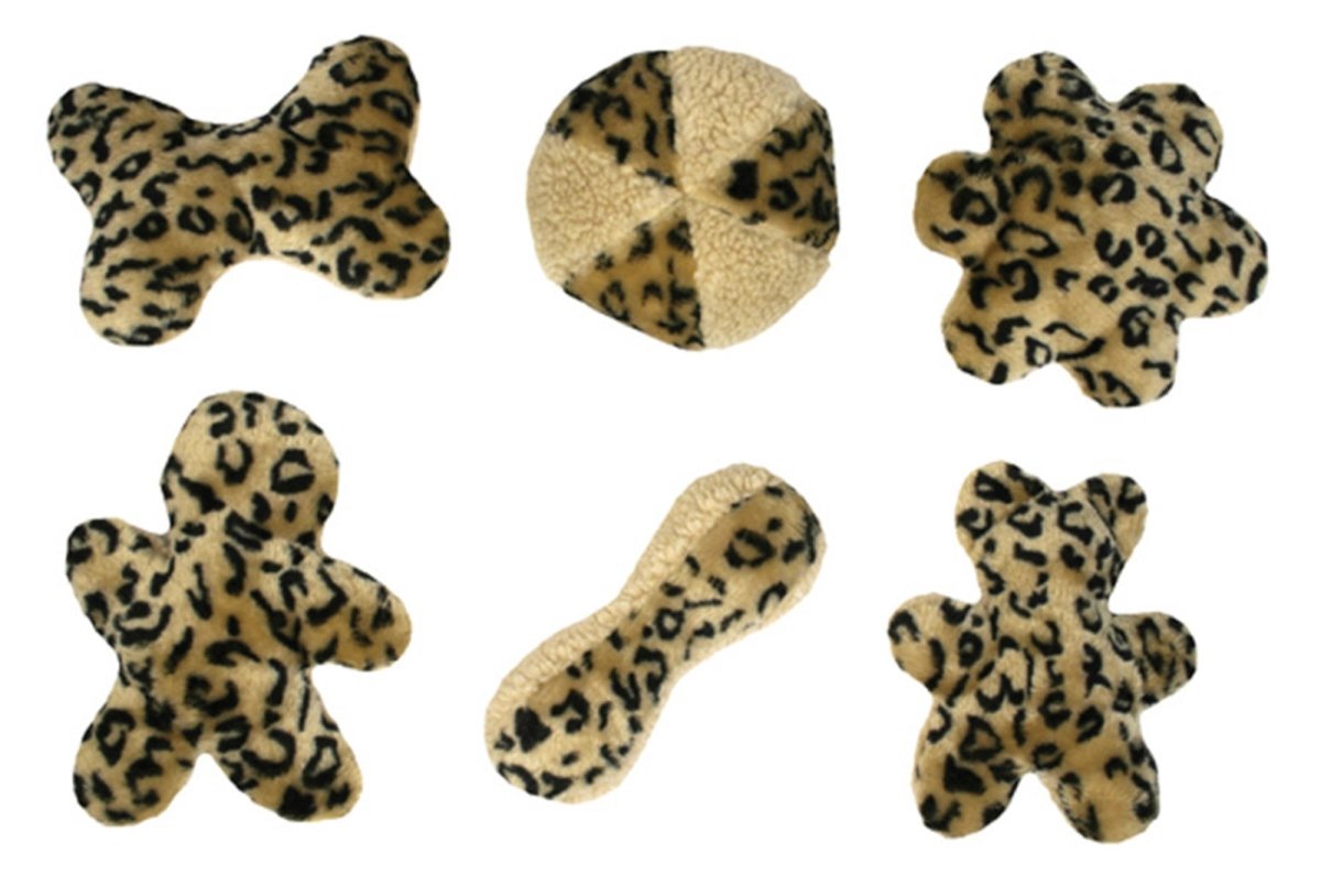 Mammoth Pet Products Jungle Plush Dog Toys Assorted 1ea/54 Piece - Pets Perfect