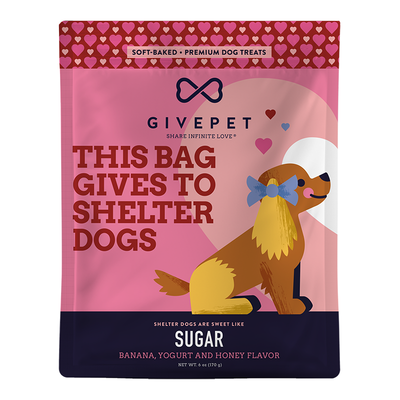 GivePet Holiday Dog Treat Soft Chew Sugar 6 oz