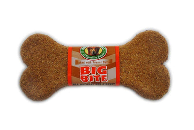 Nature's Animals Big Bite All Natural Dog Biscuit Display Peanut Butter 8 in, 24 ct