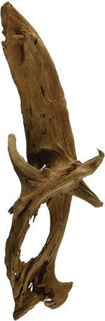 Galapagos Sinkable Driftwood for Aquariums and Terrariums, Brown, 11-13 in Medium