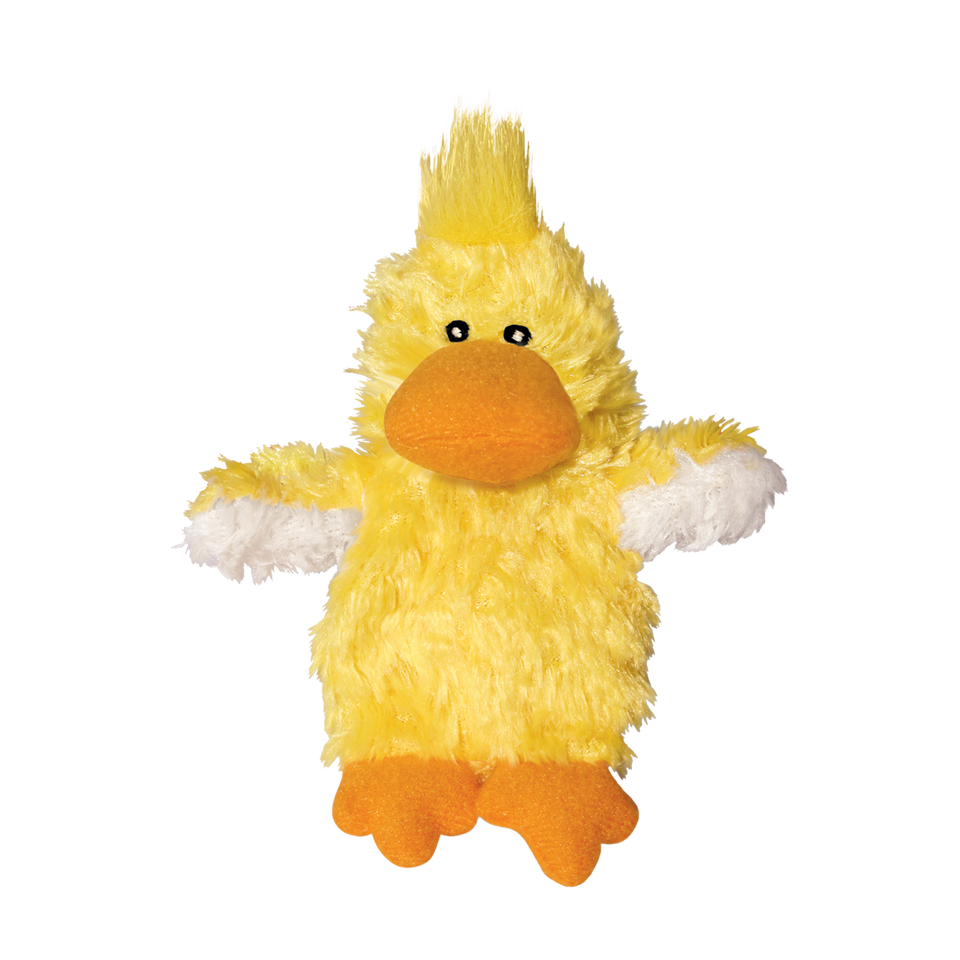 KONG Refillables Catnip Duckie Cat Toy Yellow