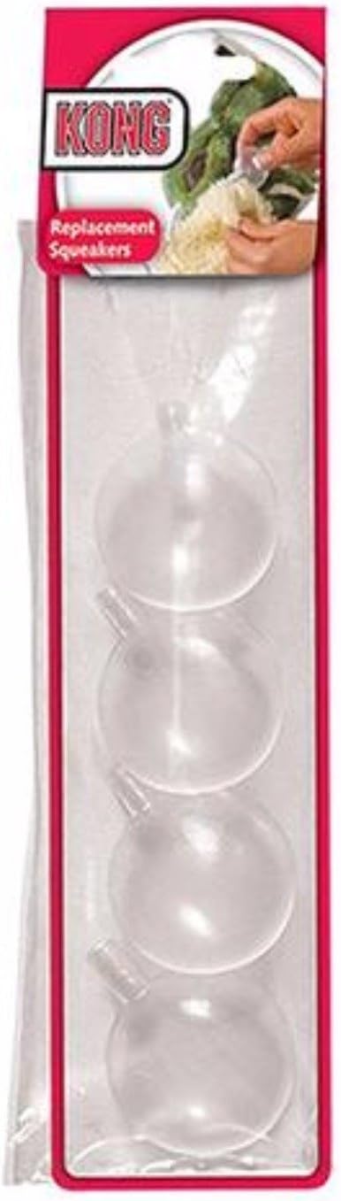 KONG Refill Dog Toy Squeakers Large, 4-Count