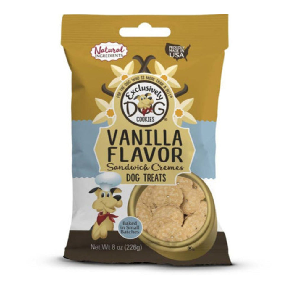 Exclusively Pet Sandwich Cremes Vanilla 8oz.