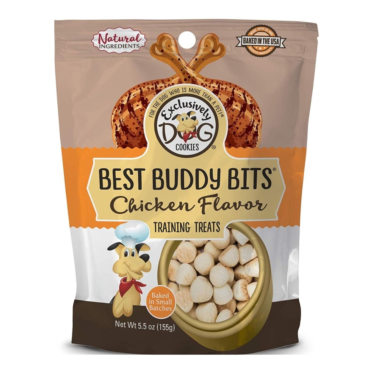 Exclusively Pet Best Buddy Bits Chicken Dog Treats 5.5 oz - Pets Perfect