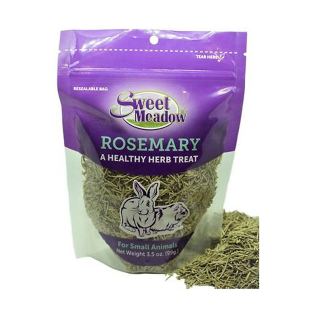 Sweet Meadow Farm Rosemary Healthy Herb Small Animal Treat 3.3 oz - Pets Perfect
