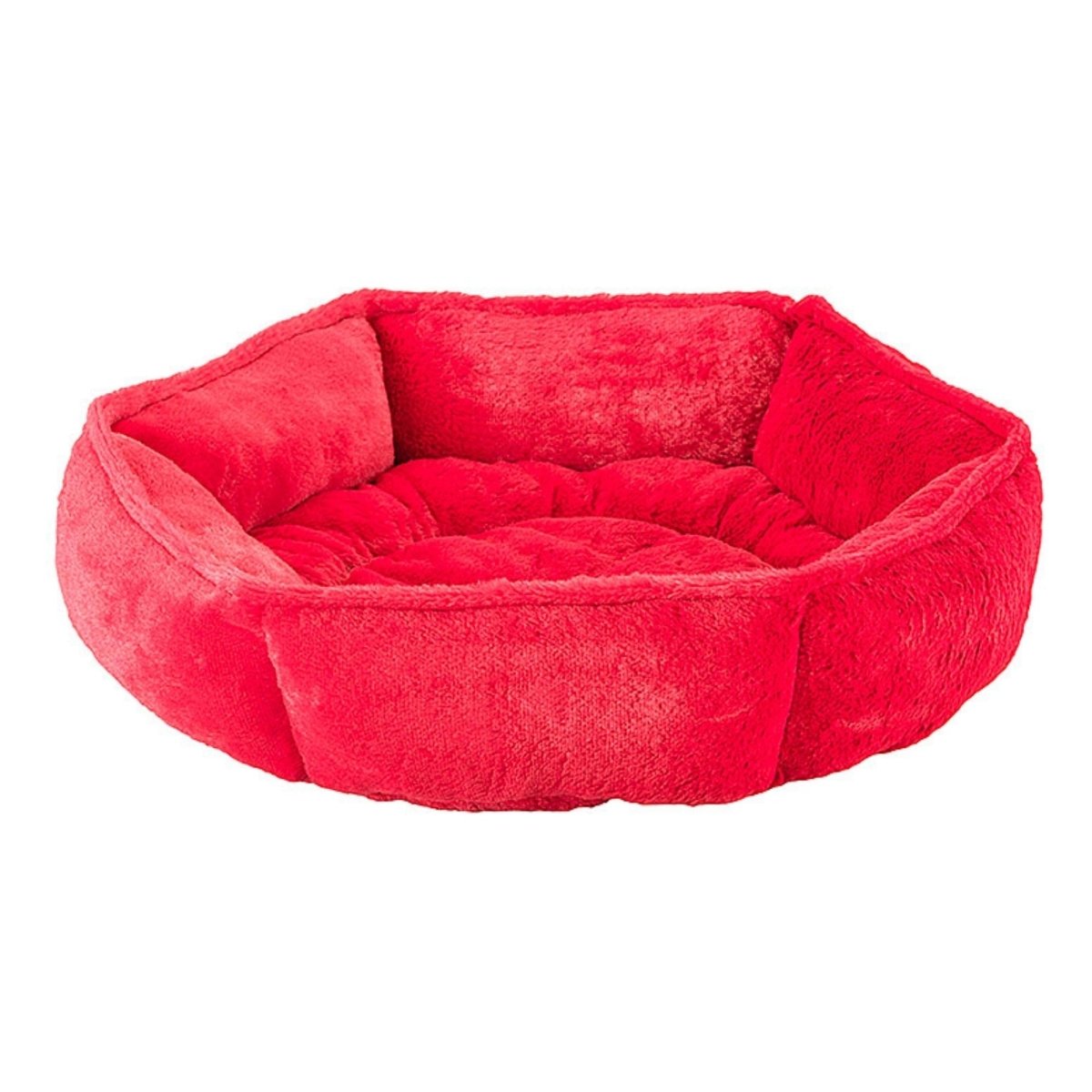 Ethical Pet Sleep Zone Hexagon Cuddler 24" Red - Pets Perfect