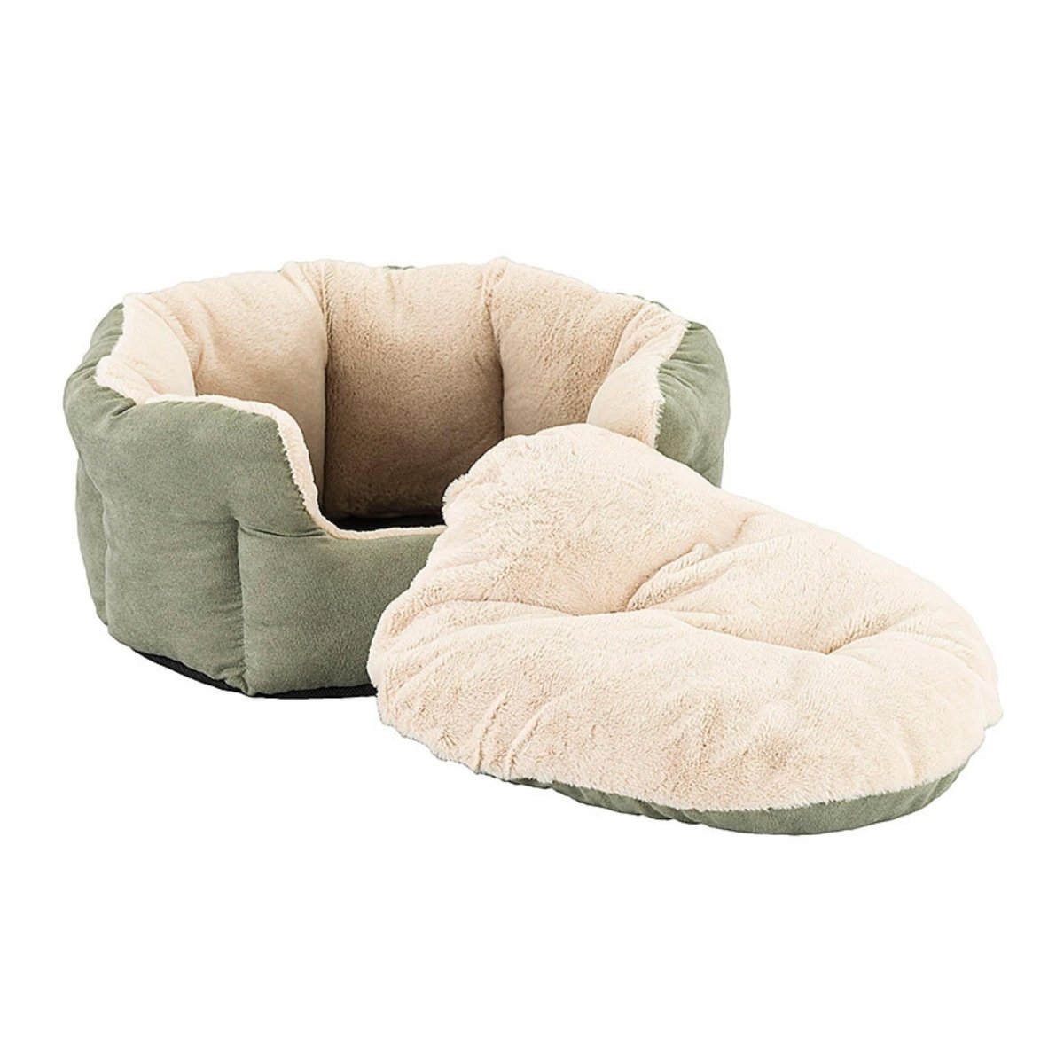 Ethical Pet Sleep Zone Reversible Cushion 18" Sage - Pets Perfect