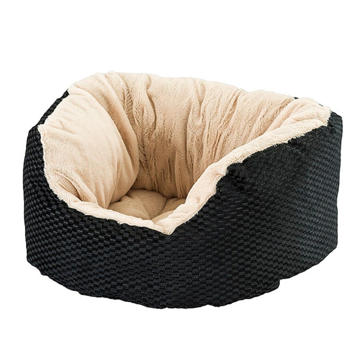 Ethical Pet Sleep Zone Checkerboard Napper 18" Blk - Pets Perfect