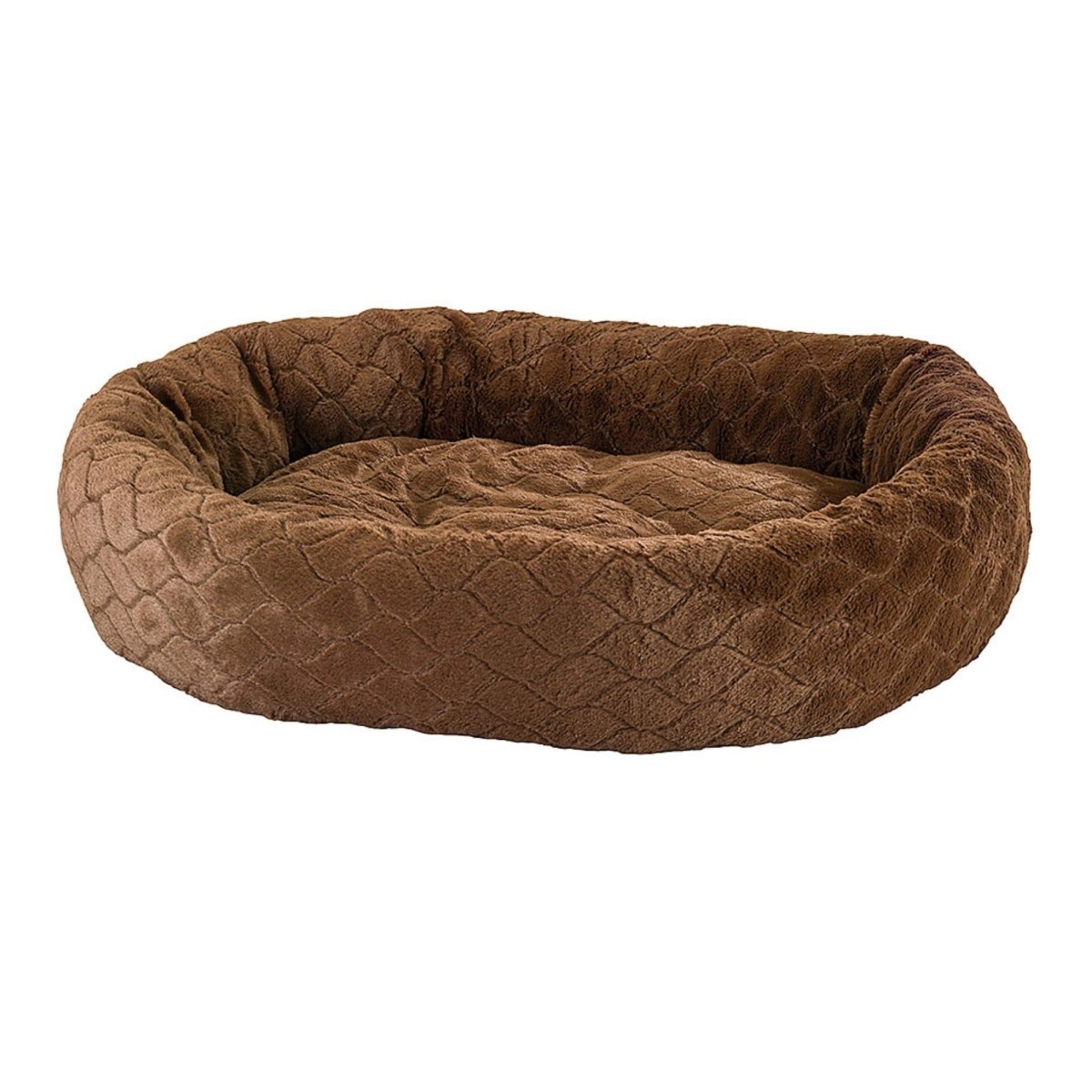 Ethical Pet Sleep Zone Diamond Cut Lounger 27" Choc - Pets Perfect