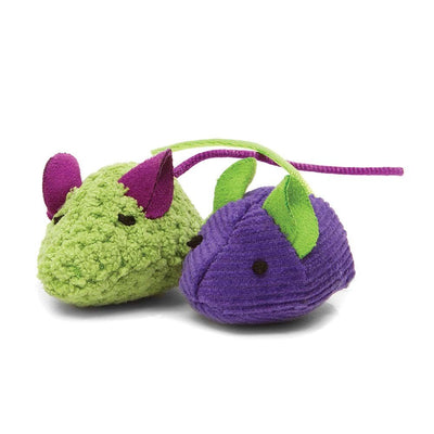 OurPets Bumpin' and Groovin' Catnip Cat Toy, Green, Blue 2 ct