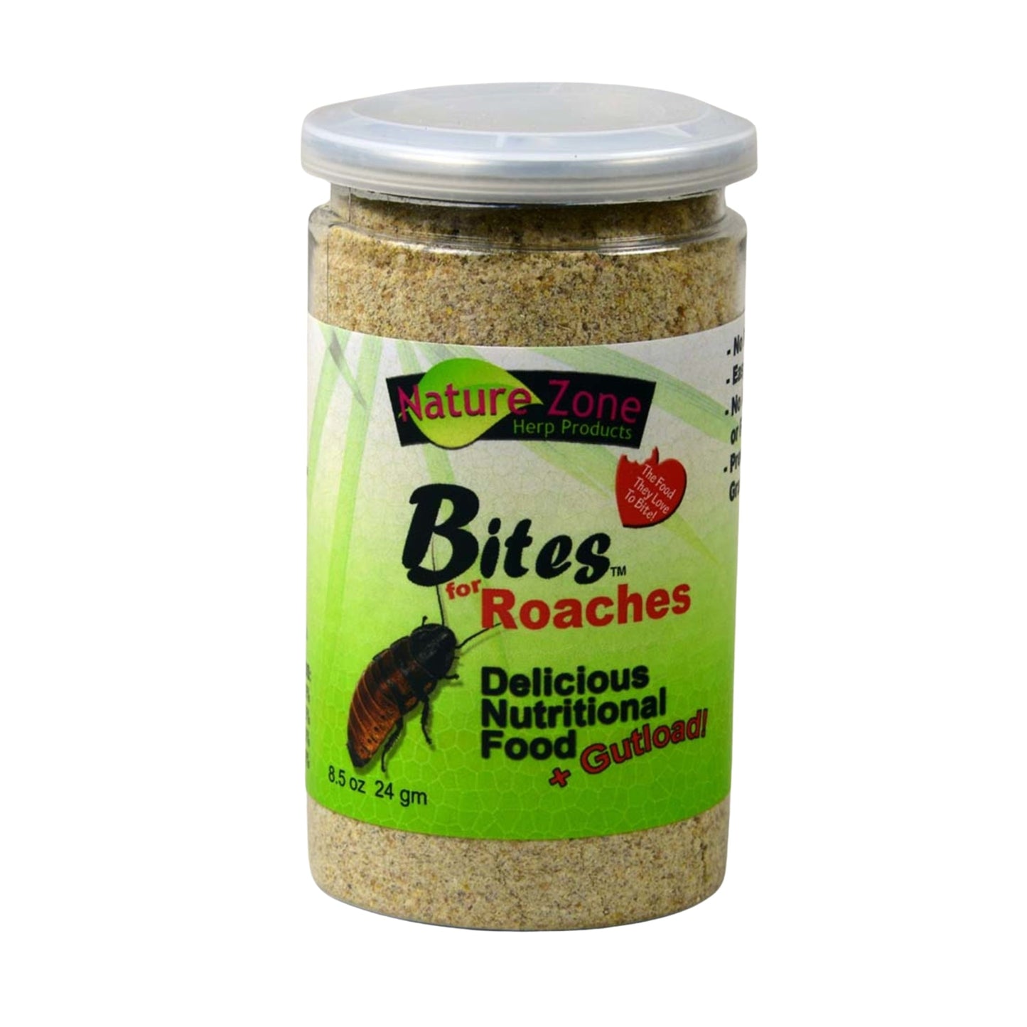 Nature Zone Bites for Roaches - Feeder Insect and Pet Roach Food, 8.5 oz