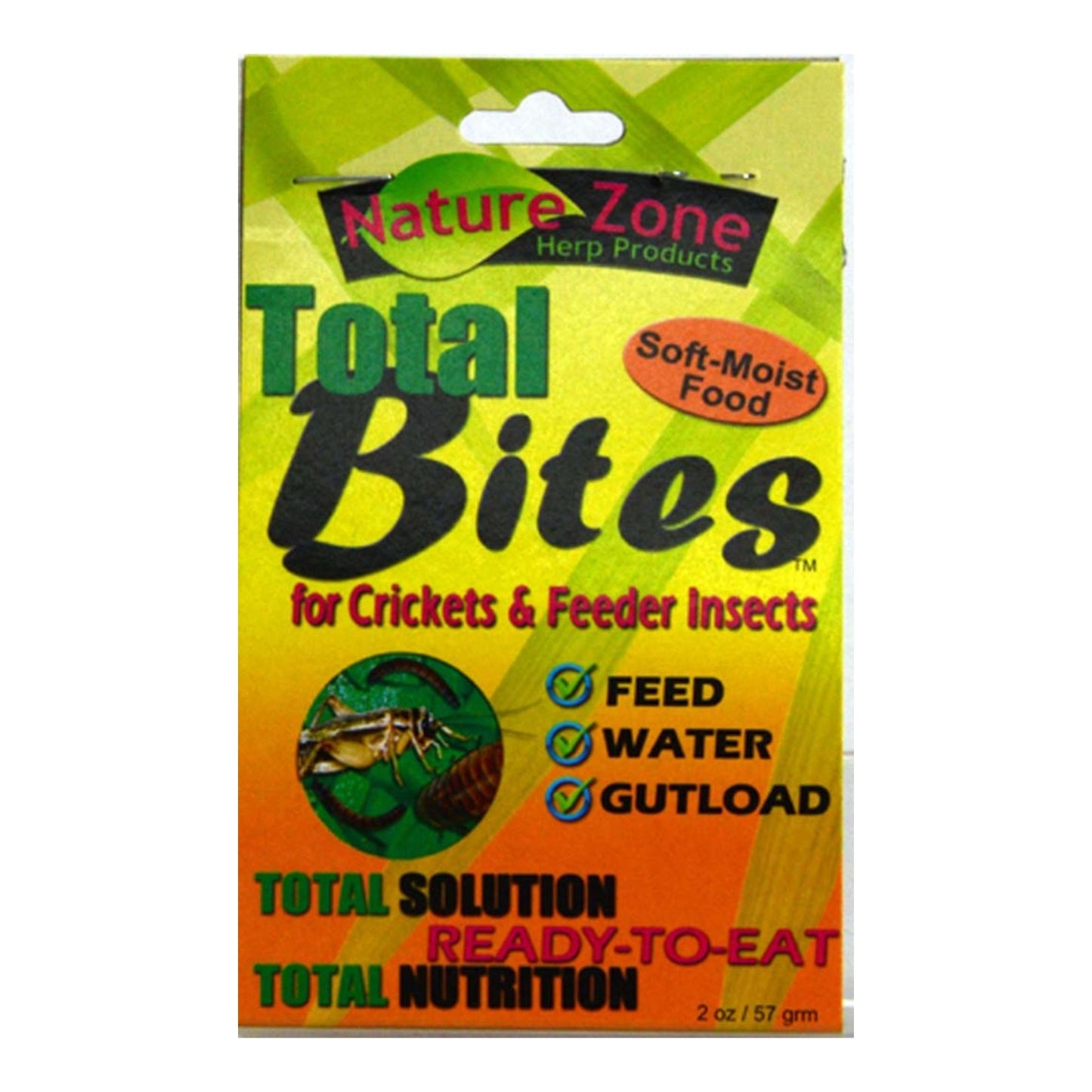 Nature Zone Cricket Total Bites with Spirulina - 2 oz Feeder Insect Gutload