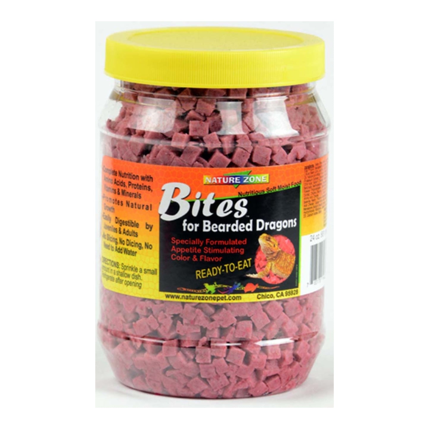 Nature Zone Bearded Dragon Bites Soft-Moist Gel Food, 24 oz