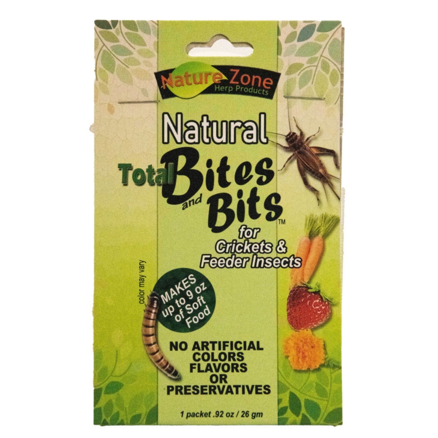 Nature Zone All Natural Bites & Bits for Crickets & Feeder Insects 0.92 oz