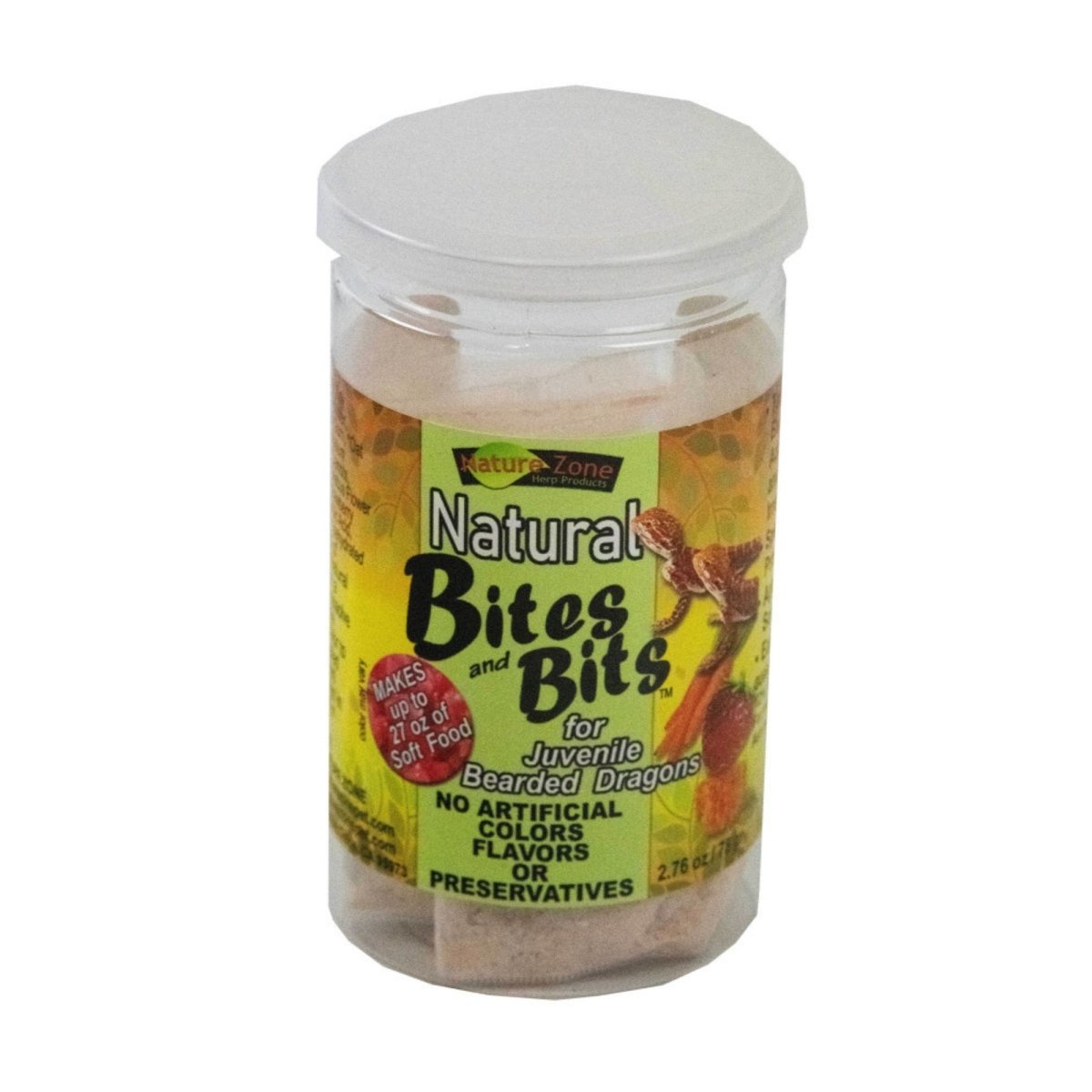 Nature Zone Natural Bites & Bits for Juvenile Bearded Dragons 2.76 oz