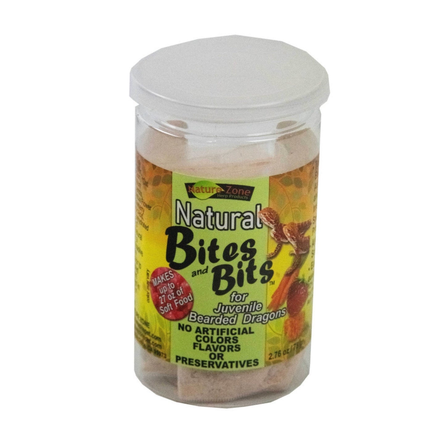 Nature Zone Natural Bites & Bits for Juvenile Bearded Dragons 2.76 oz