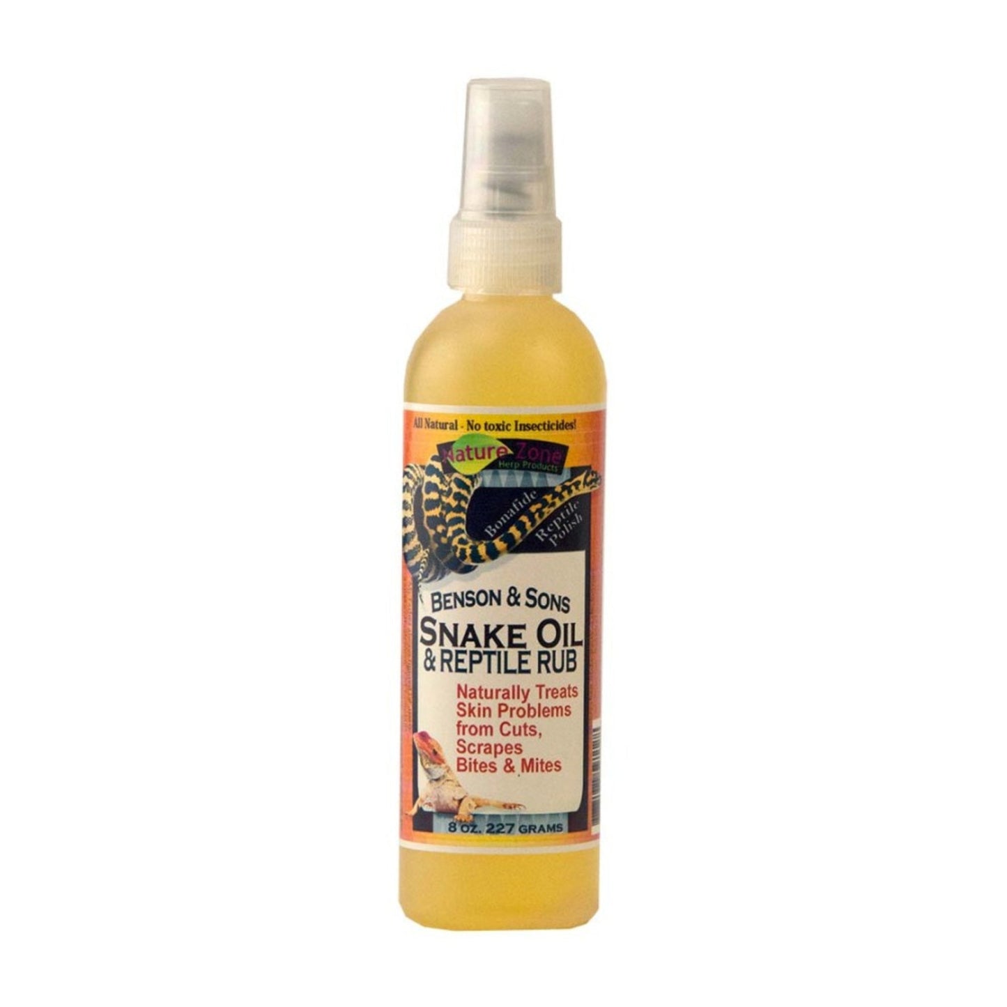 Nature Zone Benson & Sons Snake Oil and Reptile Rub, 8 fl oz