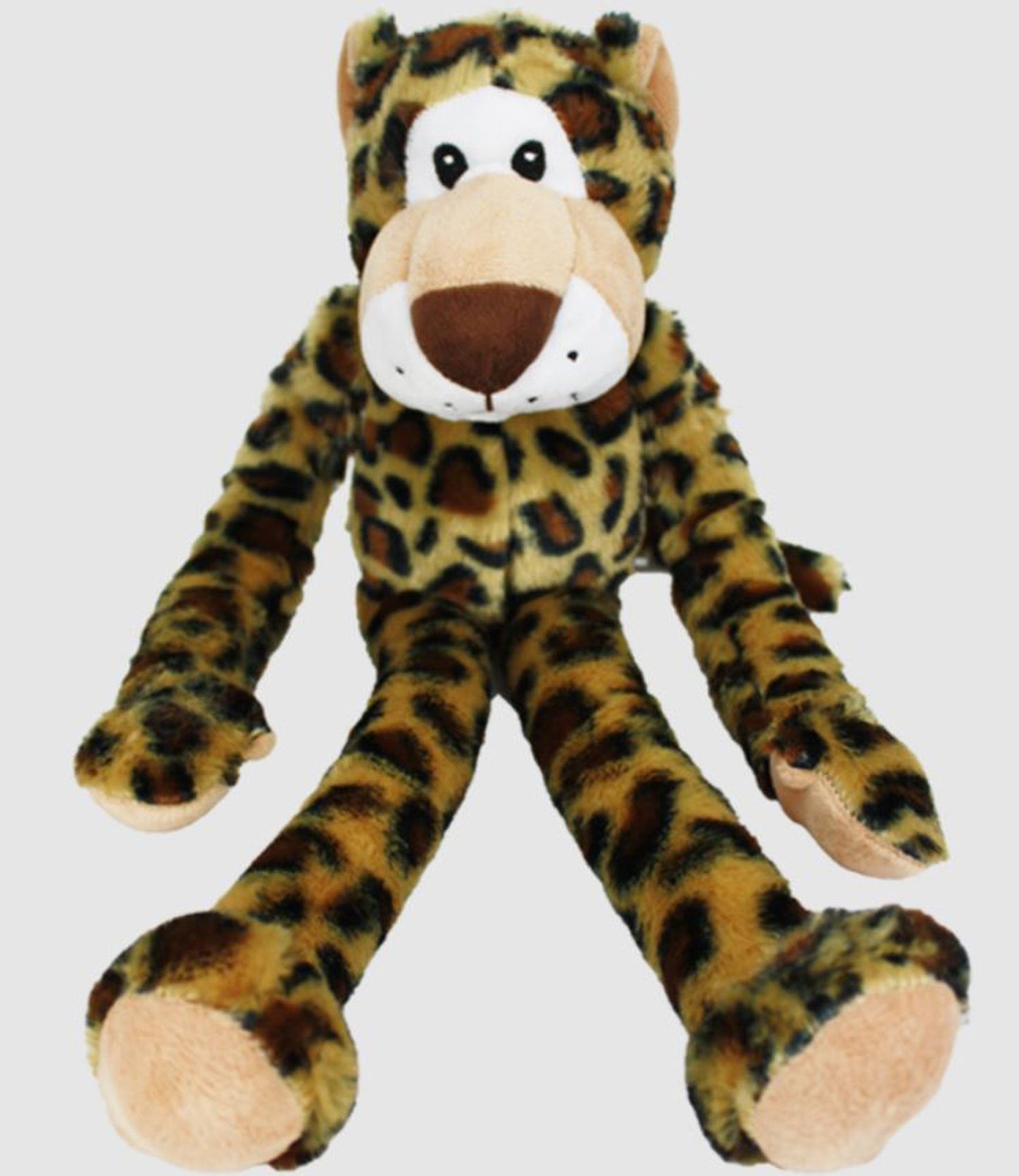 Multipet Swingin Safari Dog Toy Leopard Assorted, 19 in