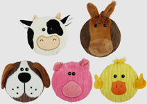 Multipet Sub-Woofers Dog Toy Assorted, 7 in, view 2
