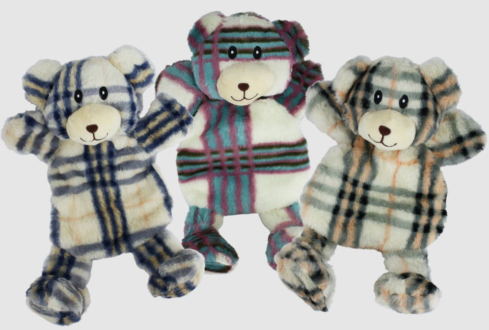 Multipet Berman Bears Dog Toy Assorted, 15 in