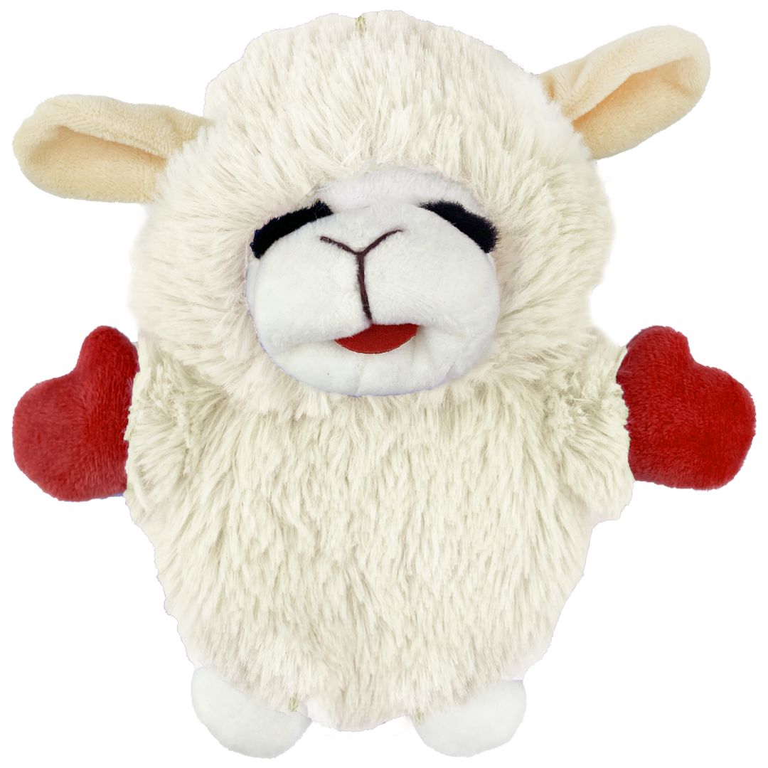 Multipet Lamb Chop Crinkle Dog Toy, 6 in