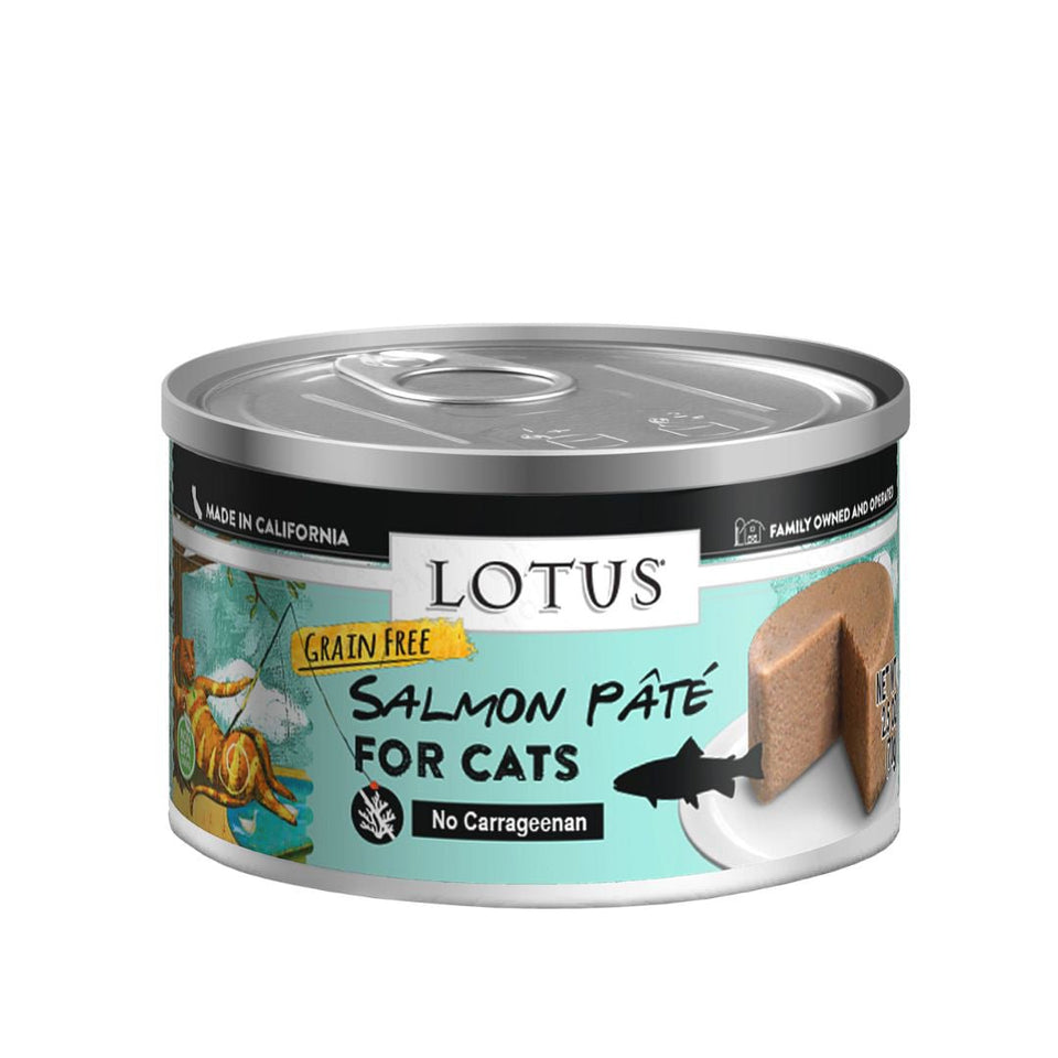 Lotus Cat Grain-Free Salmon Pate 5.3 oz. 24 ct