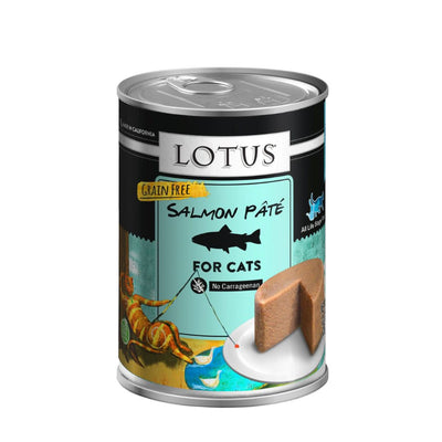 Lotus Cat Grain-Free Salmon Pate 12.5 oz. 12 ct