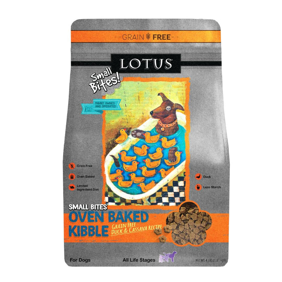 Lotus Dog Small Bite Duck Formula 4 lb