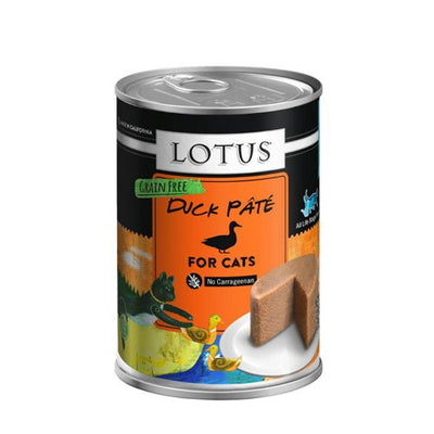 Lotus Grain-Free Duck Pate Wet Cat Food, 12.5 oz, 12 ct