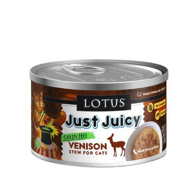 Lotus Cat Juicy Stew Venison 2.5 oz. 24 ct