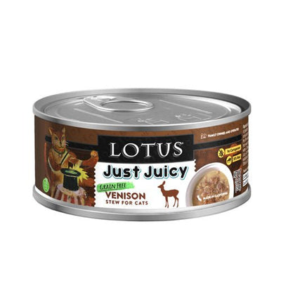 Lotus Cat Juicy Stew Venison 5.3 oz. 24 ct