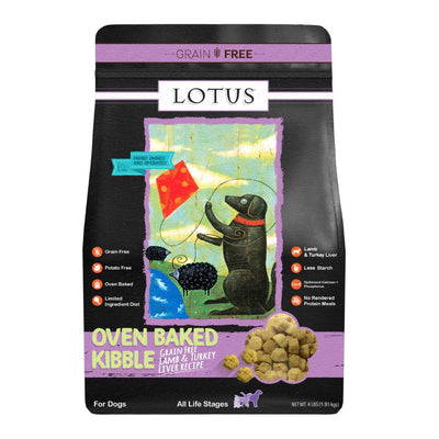 Lotus Dog Grain-Free Lamb Turkey Liver 4 lb