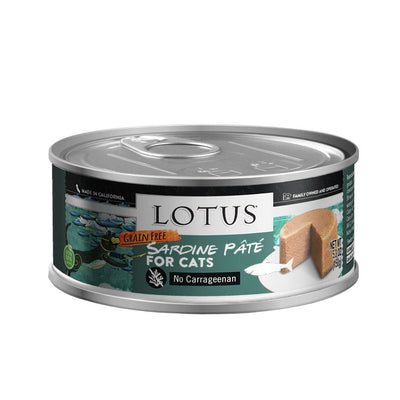 Lotus Grain-Free Sardine Pate Wet Cat Food, 5.3 oz, 24 ct
