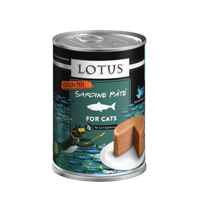 Lotus Grain-Free Sardine Pate Wet Cat Food, 12.5 oz, 12 ct