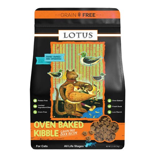 Lotus Cat Grain-Free Duck Dry Cat Food, All Life Stages, 2.2 lb