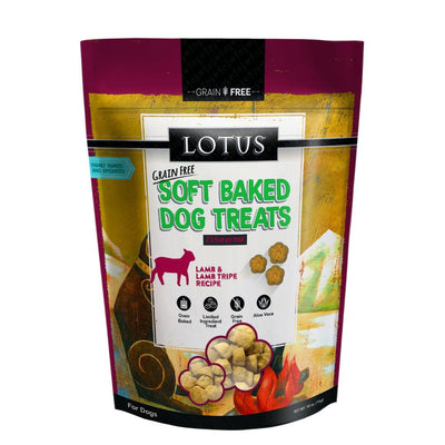 Lotus Dog Soft Baked Grain-Free Lamb Tripe 10 oz