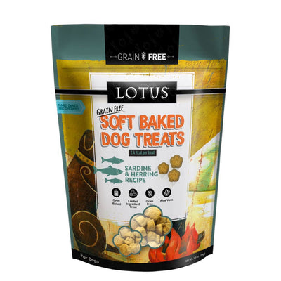 Lotus Dog Soft Baked Grain-Free Sardine & Herring 10 oz