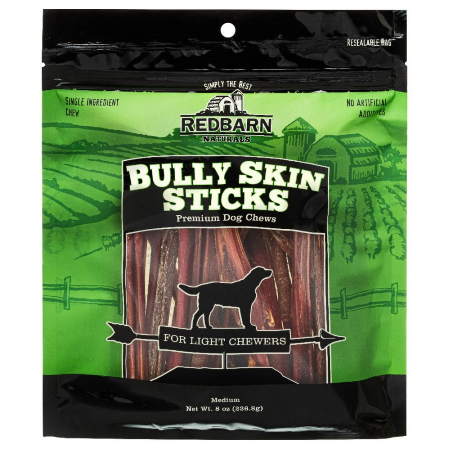 Redbarn Pet Products Bully Skin Sticks Dog Treat 8 oz