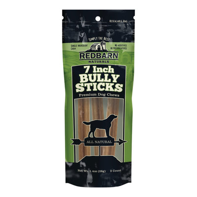 Redbarn Pet Products Bully Stick Dog Treat 1ea/7 in, 3 pk