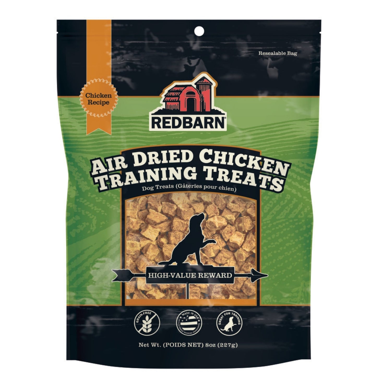 Redbarn Pet Products Air Dried Chicken Training Dog Treats, 8 oz