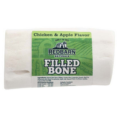 Redbarn Pet Products Naturals Filled Bone Dog Treat Chicken & Apple 20ea/SM, 20 ct