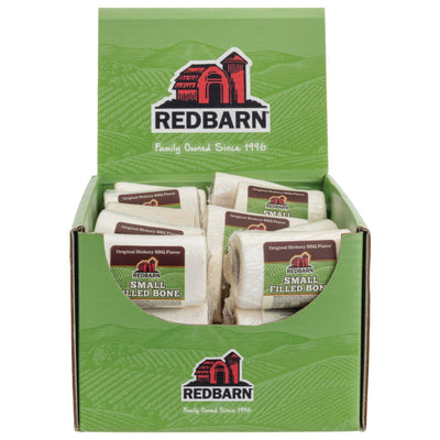 Redbarn Pet Products Filled Bone Dog Treat Original Hickory BBQ SM (Case of 20)