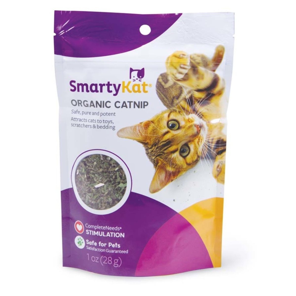 SmartyKat Certified Organic Catnip 1ea/1 oz - Pets Perfect