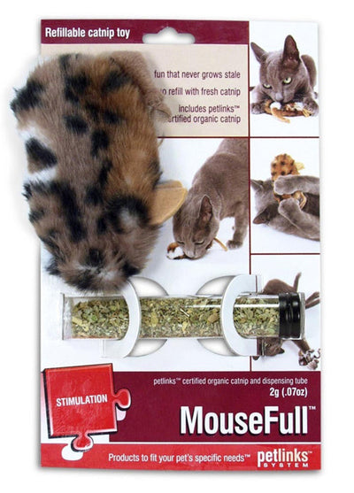 Petlinks Mouse Full Refillable Catnip Cat Toy Assorted