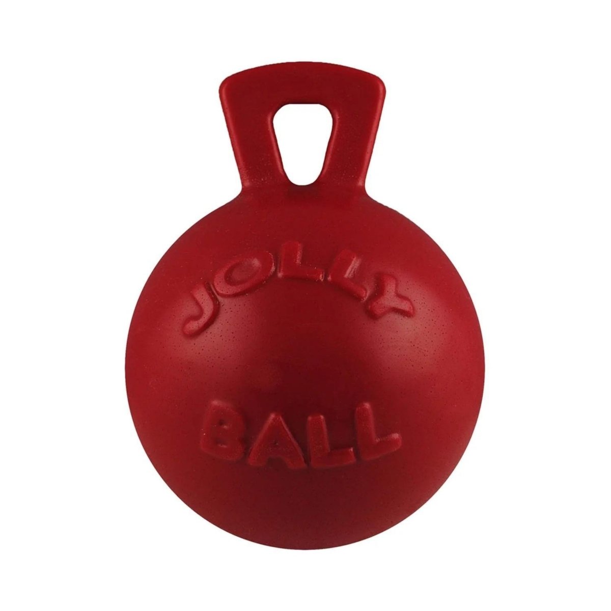 Jolly Pets Tug - N - Toss Ball Red Large 8in. - Pets Perfect