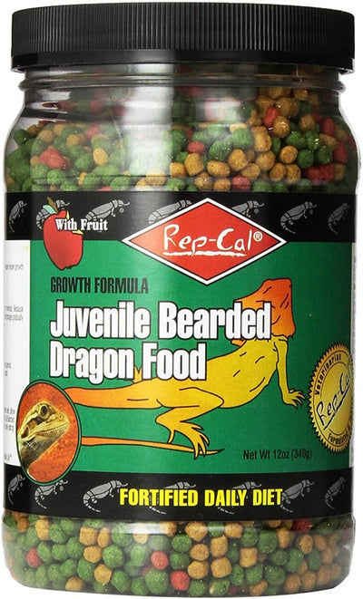 Rep-Cal Juvenile Bearded Dragon Growth Formula Dry Food 12 oz