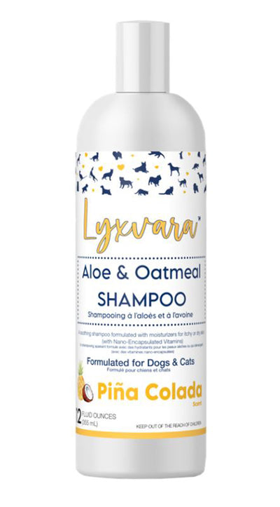 Lyxvara Dog Shampoo Aloe Oatmeal, 12 oz